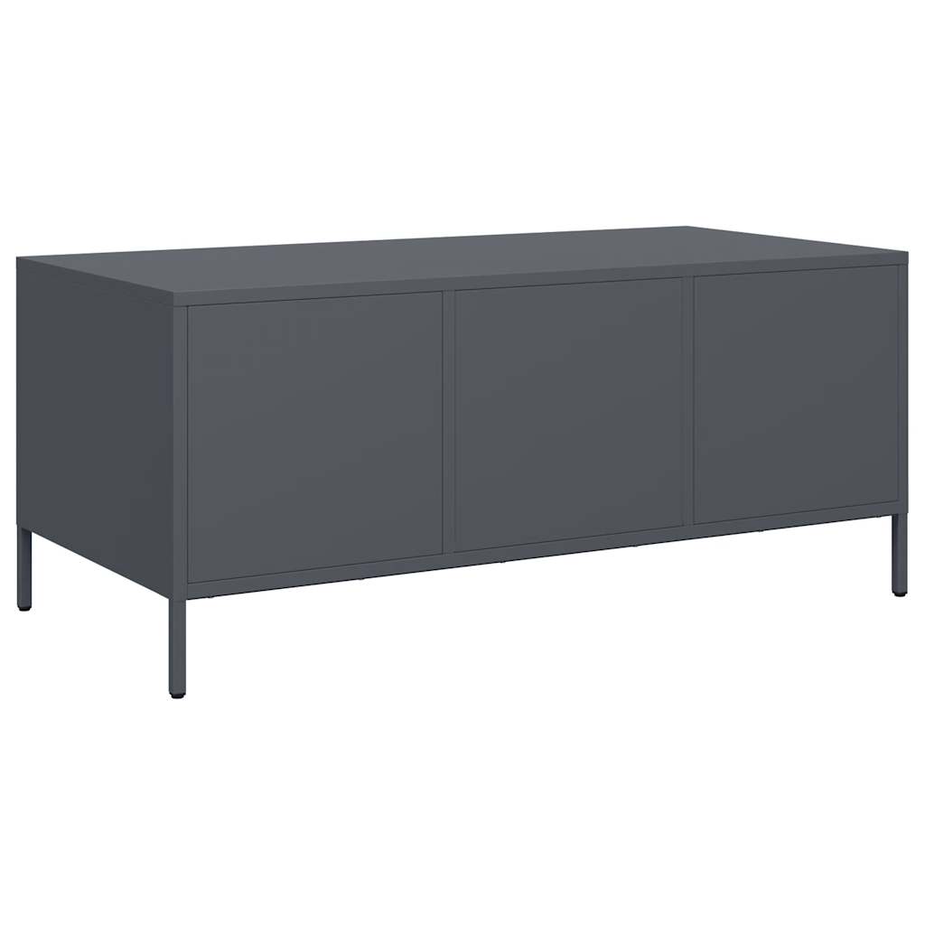 Coffee Table Anthracite 101,5x50x43,5 cm Cold-rolled Steel