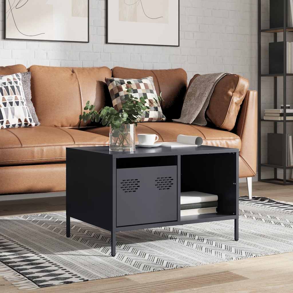 Coffee Table Anthracite 68,5x50x43,5 cm Cold-rolled Steel