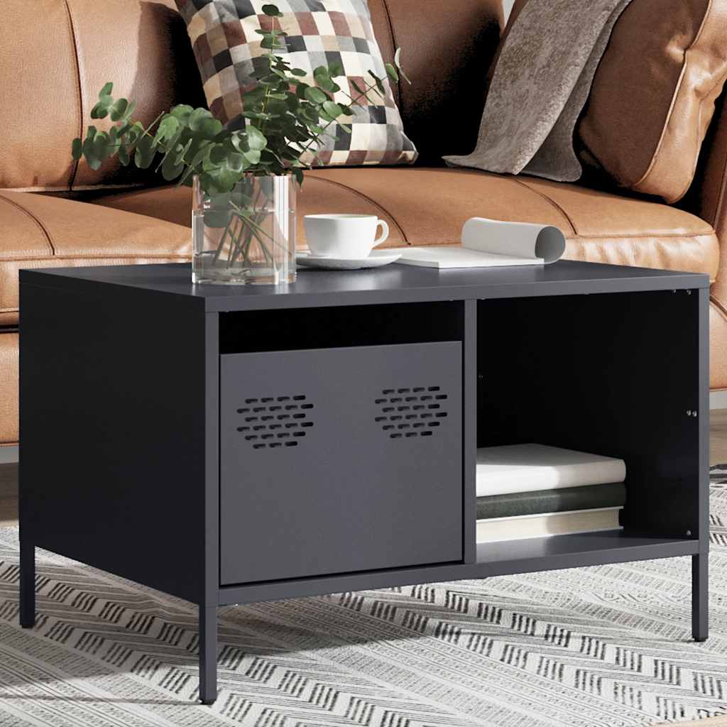 Coffee Table Anthracite 68,5x50x43,5 cm Cold-rolled Steel