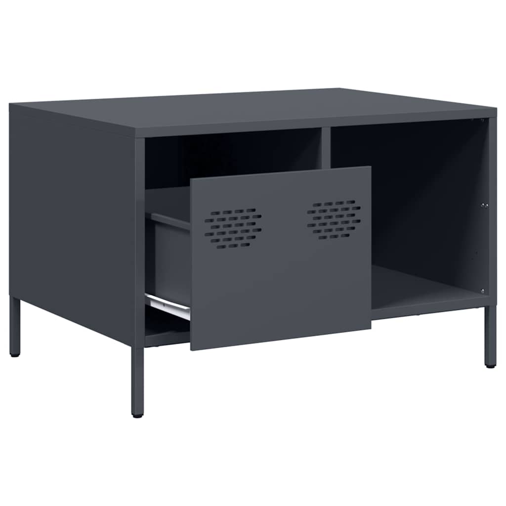 Coffee Table Anthracite 68,5x50x43,5 cm Cold-rolled Steel