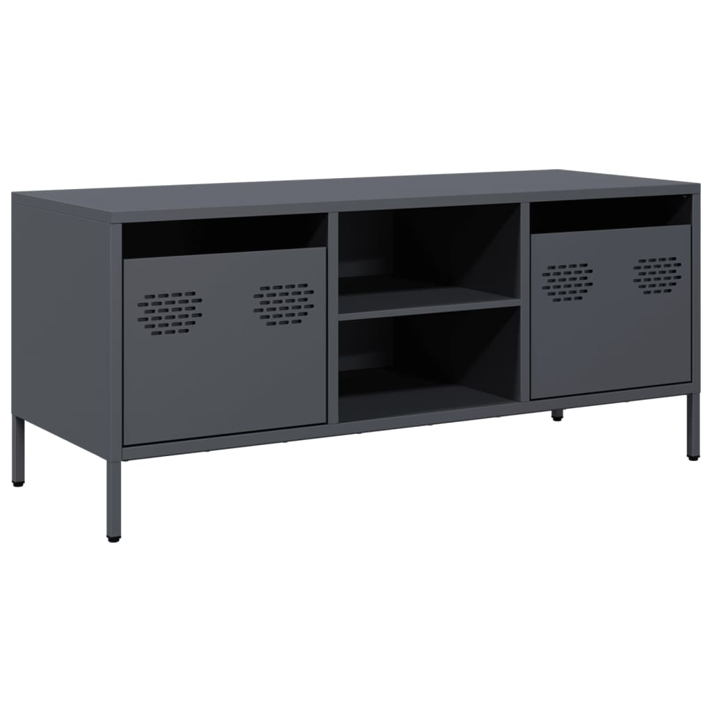 TV Cabinet Anthracite 101,5x39x43,5 cm Cold-rolled Steel