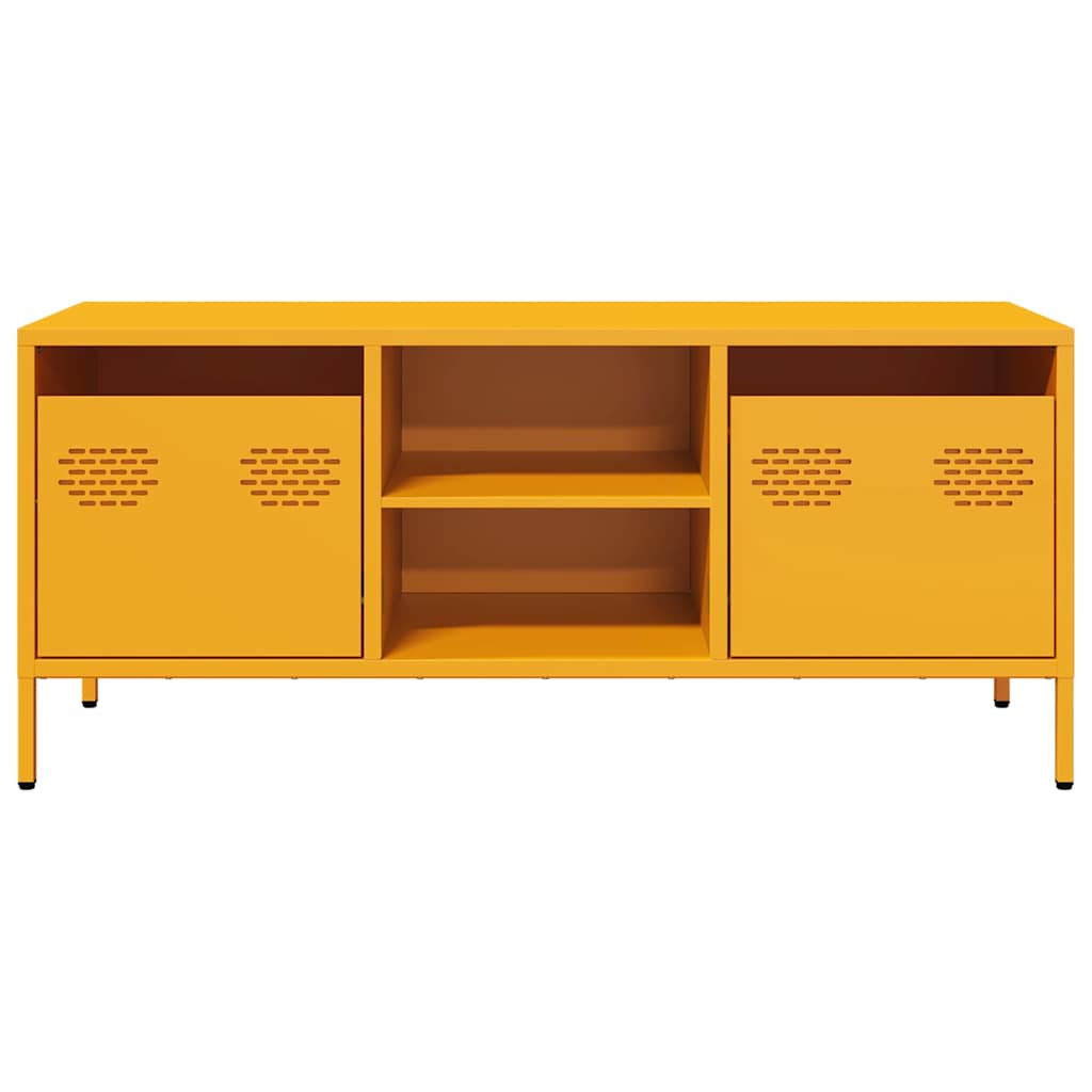 TV Cabinet Mustard Yellow 101,5x39x43,5 cm Cold-rolled Steel