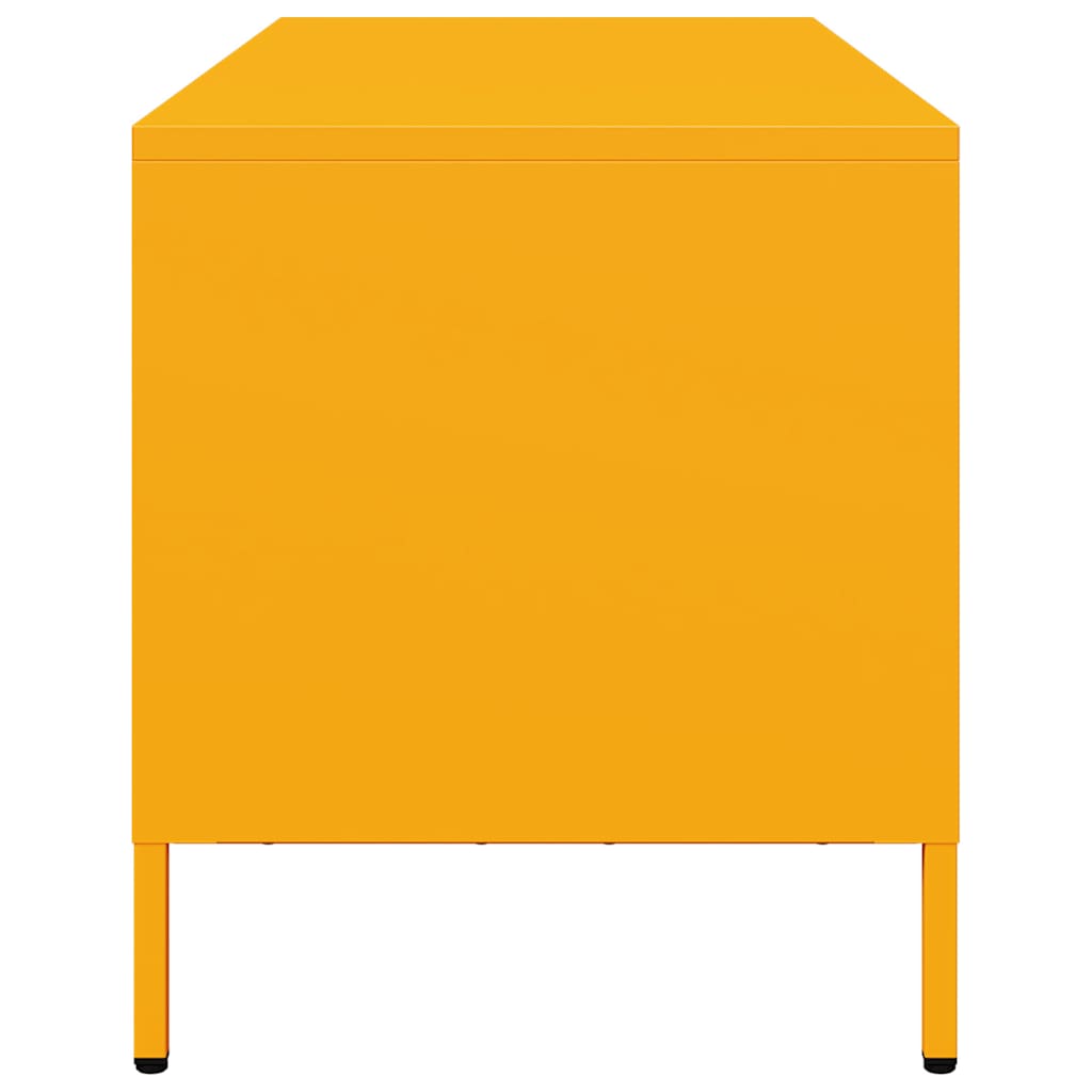 TV Cabinet Mustard Yellow 101,5x39x43,5 cm Cold-rolled Steel