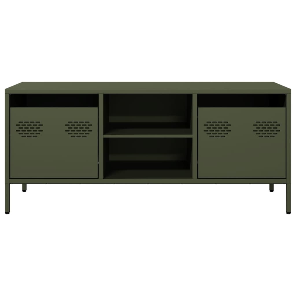 TV Cabinet Olive Green 101,5x39x43,5 cm Cold-rolled Steel