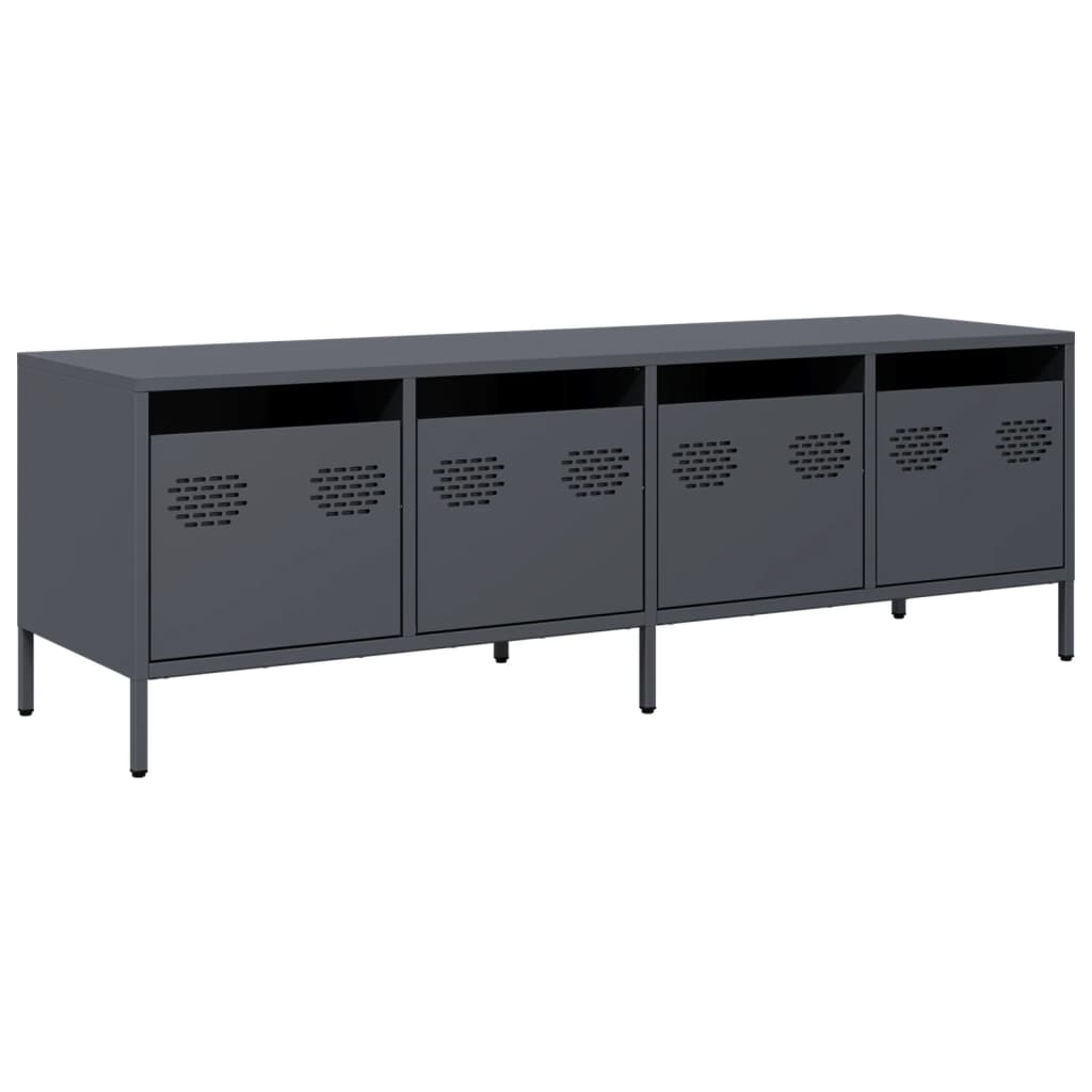 TV Cabinet Anthracite 135x39x43,5 cm Cold-rolled Steel