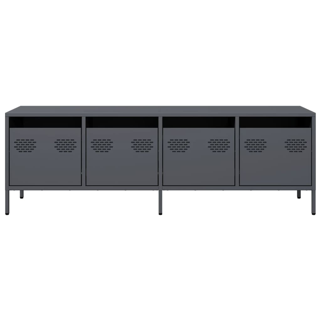 TV Cabinet Anthracite 135x39x43,5 cm Cold-rolled Steel