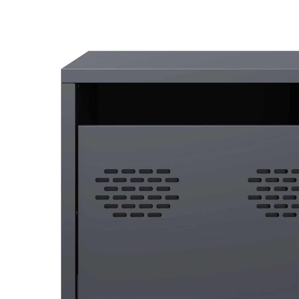 TV Cabinet Anthracite 135x39x43,5 cm Cold-rolled Steel