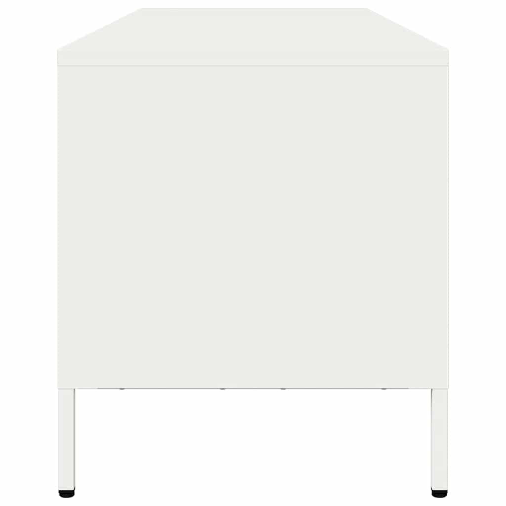 TV Cabinet White 135x39x43,5 cm Cold-rolled Steel