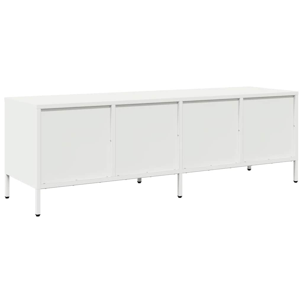 TV Cabinet White 135x39x43,5 cm Cold-rolled Steel