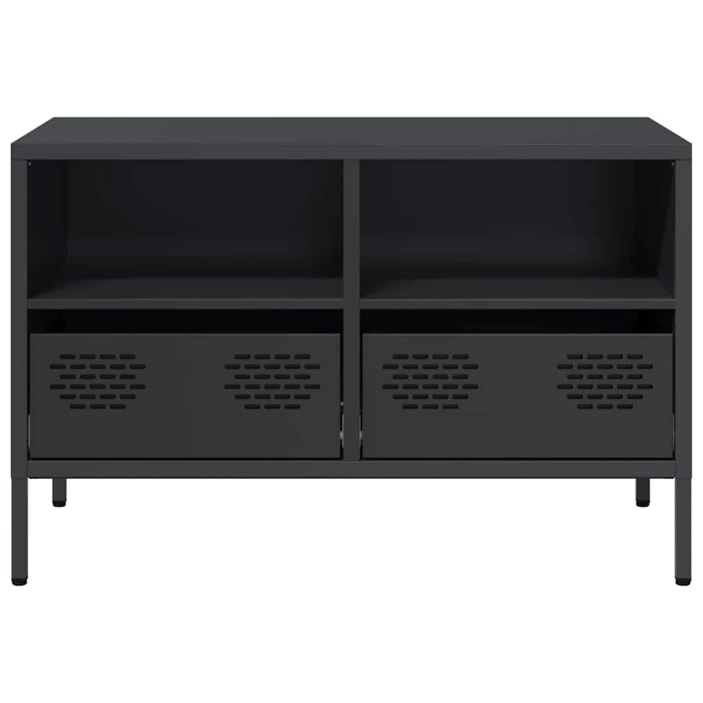 TV Cabinet Black 68x39x43,5 cm Cold-rolled Steel