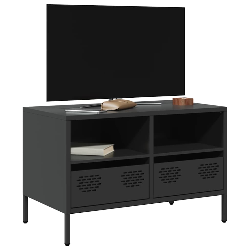 TV Cabinet Black 68x39x43,5 cm Cold-rolled Steel