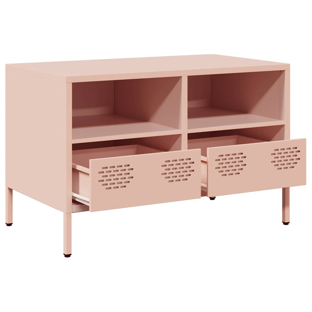 TV Cabinet Pink 68x39x43,5 cm Cold-rolled Steel