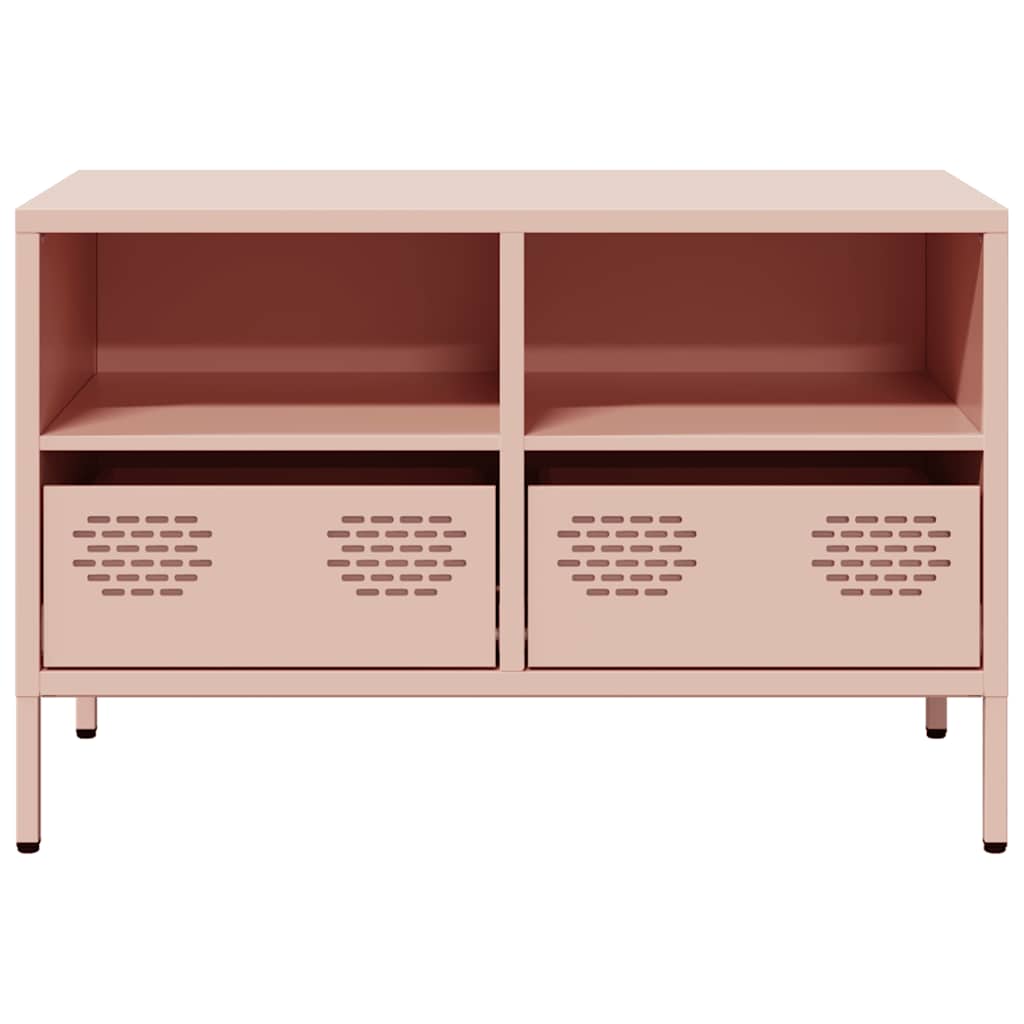 TV Cabinet Pink 68x39x43,5 cm Cold-rolled Steel