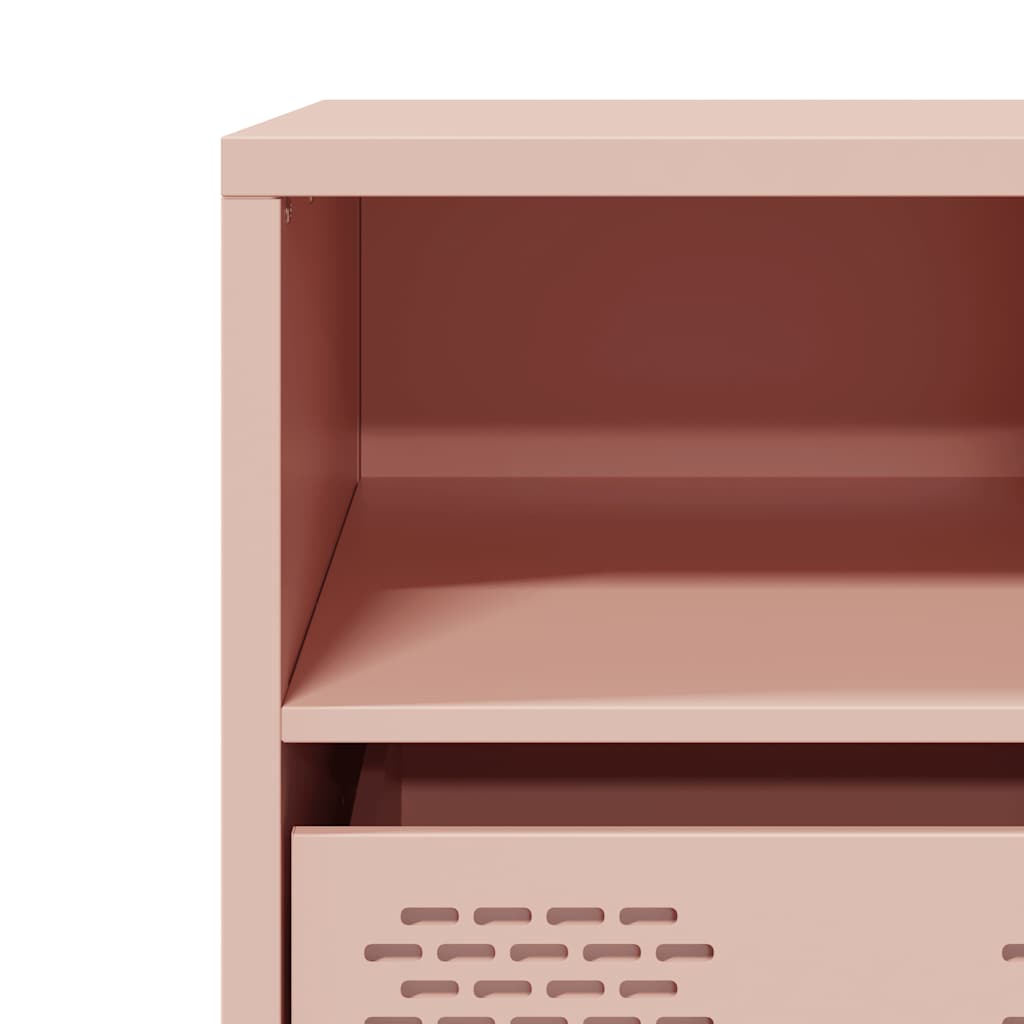 TV Cabinet Pink 68x39x43,5 cm Cold-rolled Steel