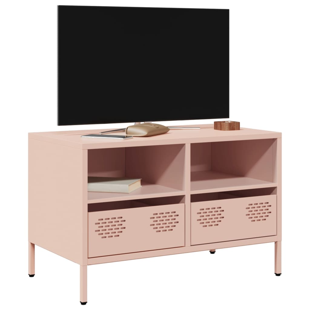TV Cabinet Pink 68x39x43,5 cm Cold-rolled Steel