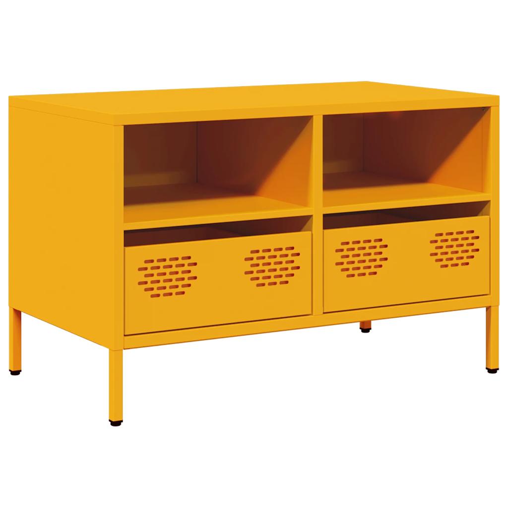 TV Cabinet Mustard Yellow 68x39x43,5 cm Cold-rolled Steel