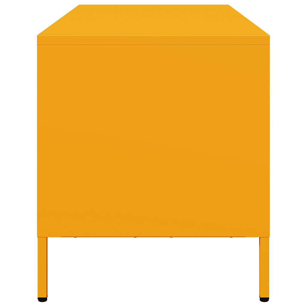 TV Cabinet Mustard Yellow 68x39x43,5 cm Cold-rolled Steel