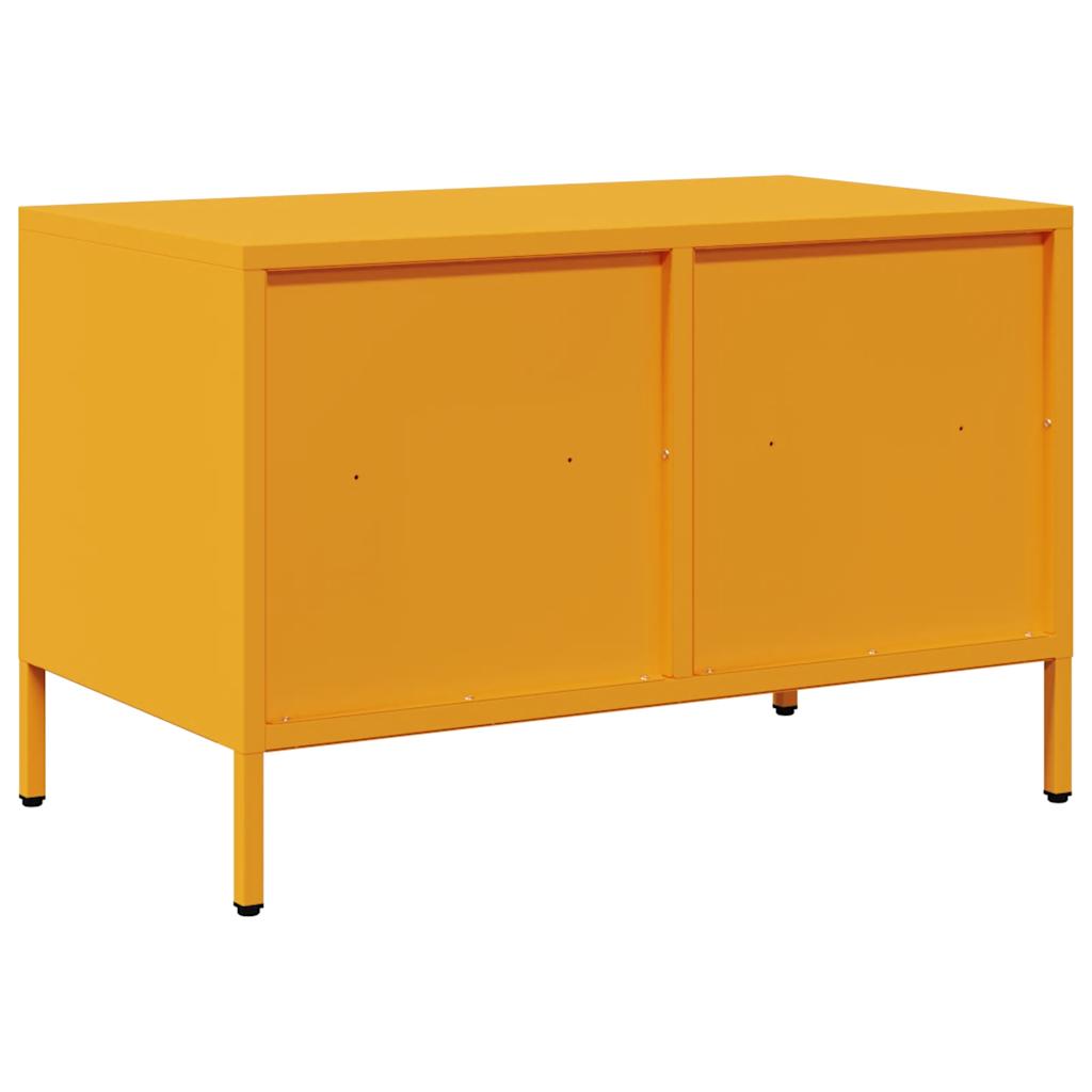 TV Cabinet Mustard Yellow 68x39x43,5 cm Cold-rolled Steel