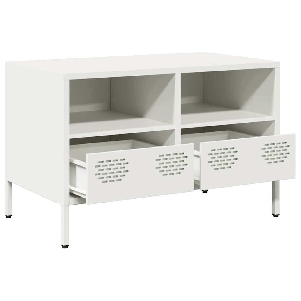 TV Cabinet White 68x39x43,5 cm Cold-rolled Steel