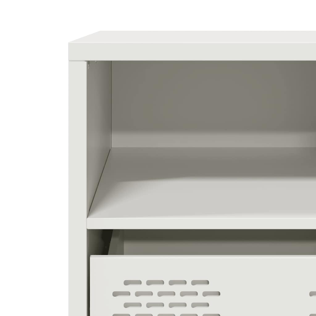 TV Cabinet White 68x39x43,5 cm Cold-rolled Steel