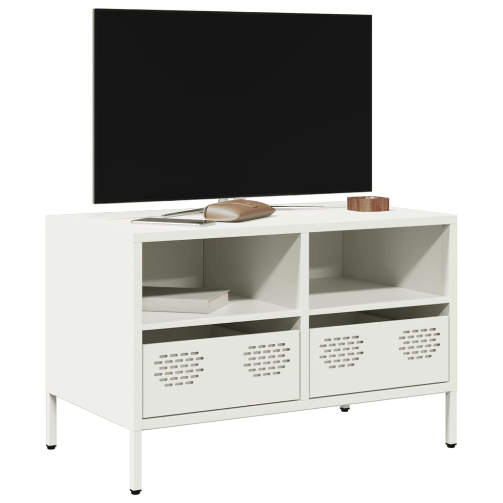 TV Cabinet White 68x39x43,5 cm Cold-rolled Steel