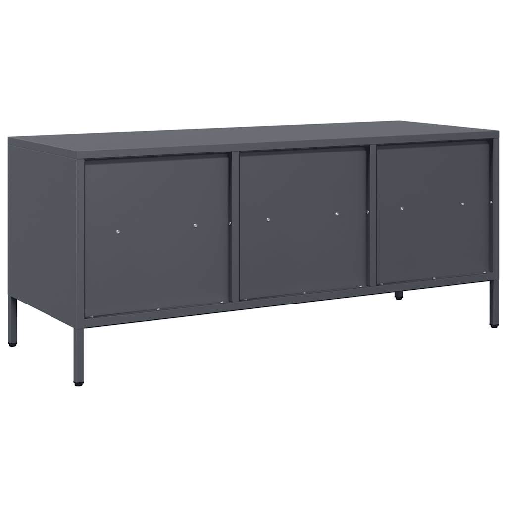 TV Cabinet Anthracite 101,5x39x43,5 cm Cold-rolled Steel
