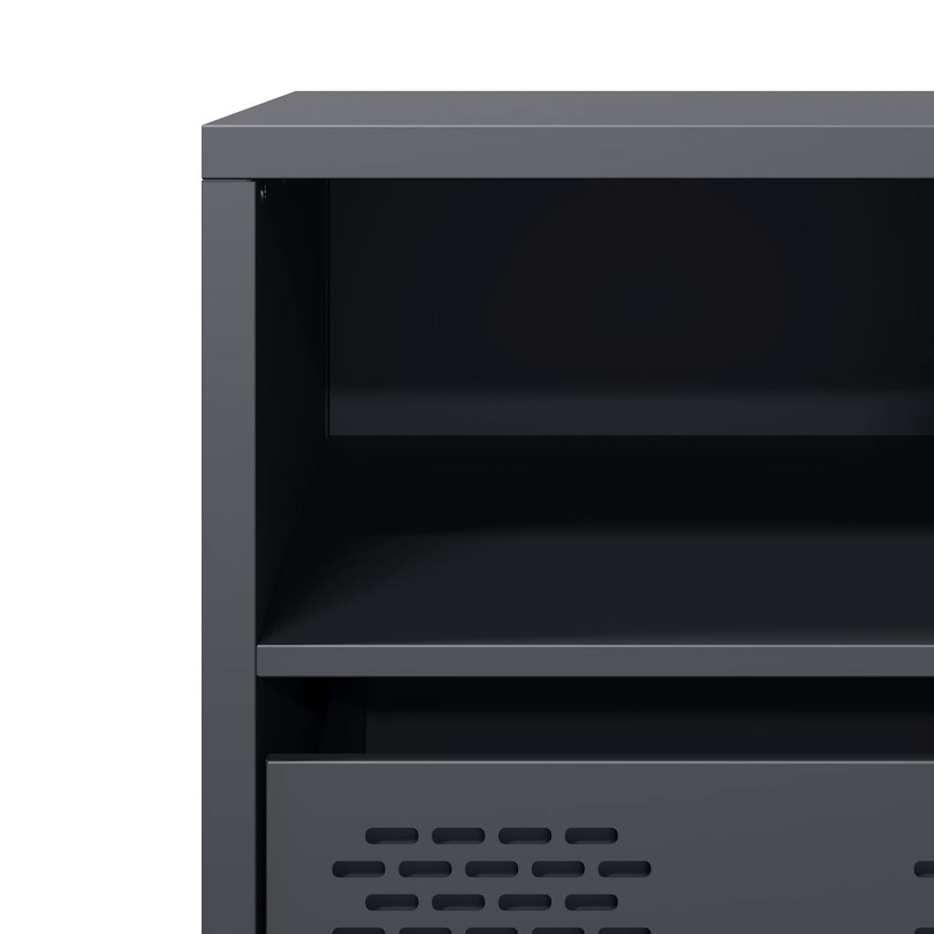 TV Cabinet Anthracite 101,5x39x43,5 cm Cold-rolled Steel