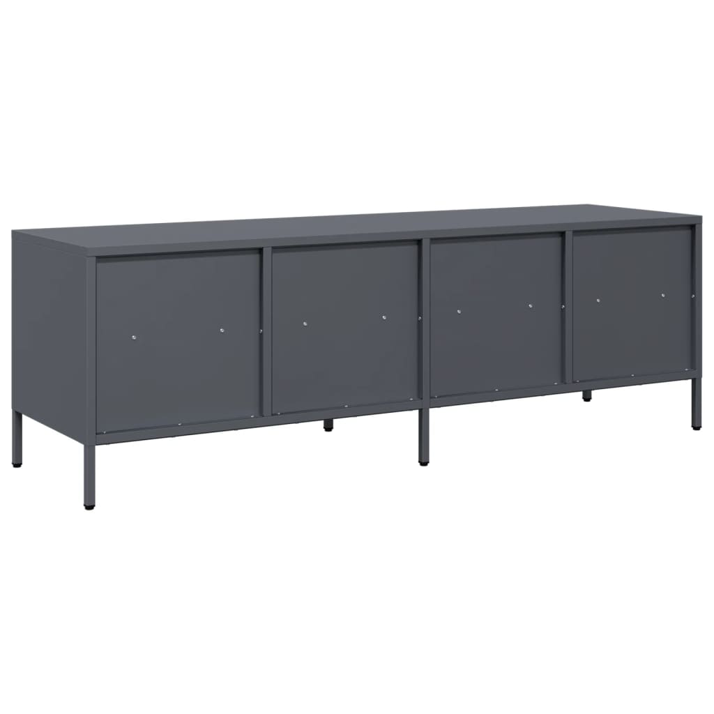 TV Cabinet Anthracite 135x39x43,5 cm Cold-rolled Steel