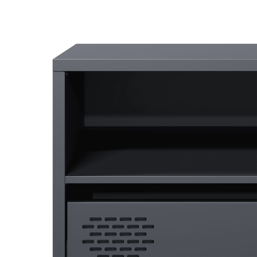 TV Cabinet Anthracite 135x39x43,5 cm Cold-rolled Steel