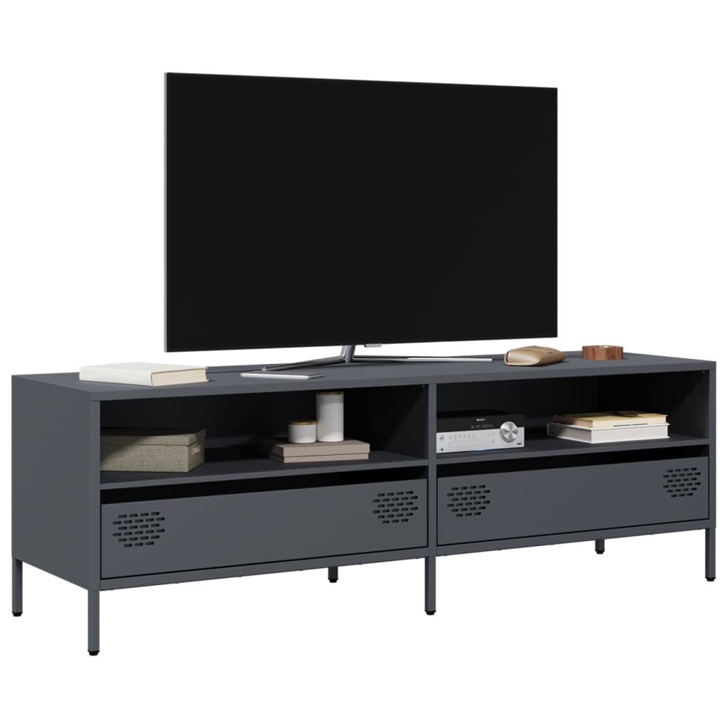 TV Cabinet Anthracite 135x39x43,5 cm Cold-rolled Steel