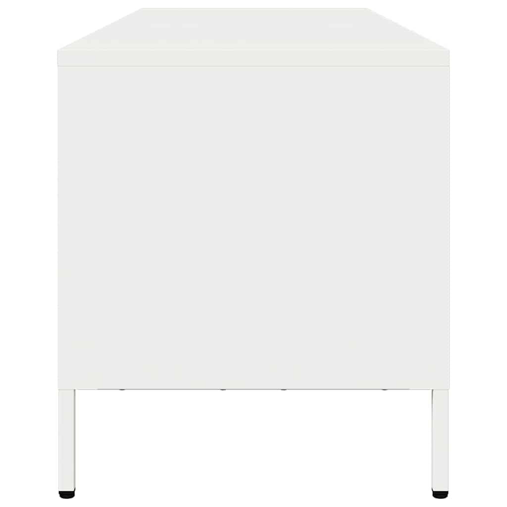 TV Cabinet White 135x39x43,5 cm Cold-rolled Steel