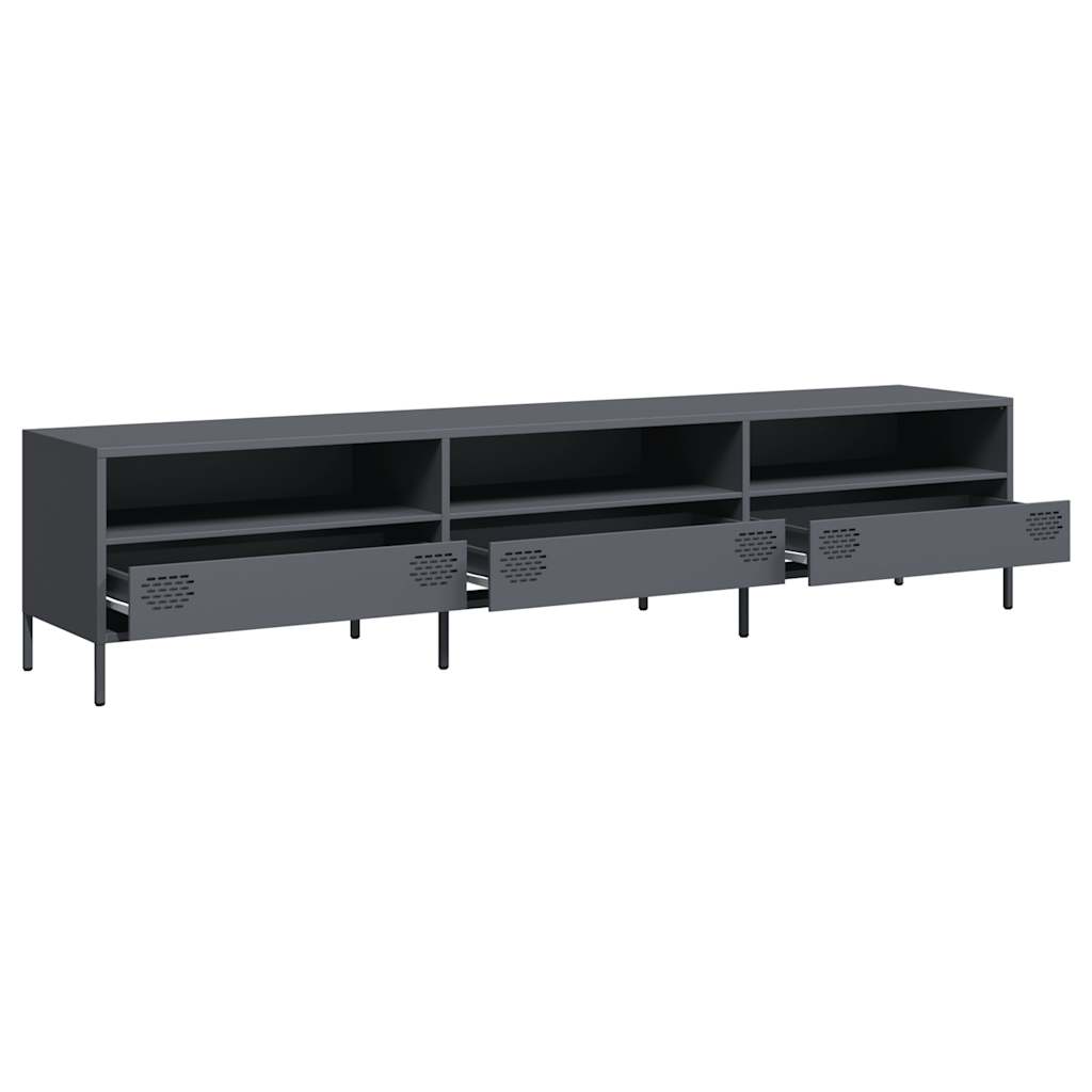 TV Cabinet Anthracite 202x39x43,5 cm Cold-rolled Steel