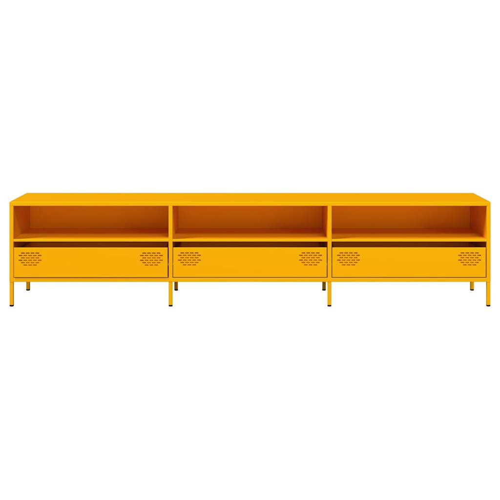 TV Cabinet Mustard Yellow 202x39x43,5 cm Cold-rolled Steel