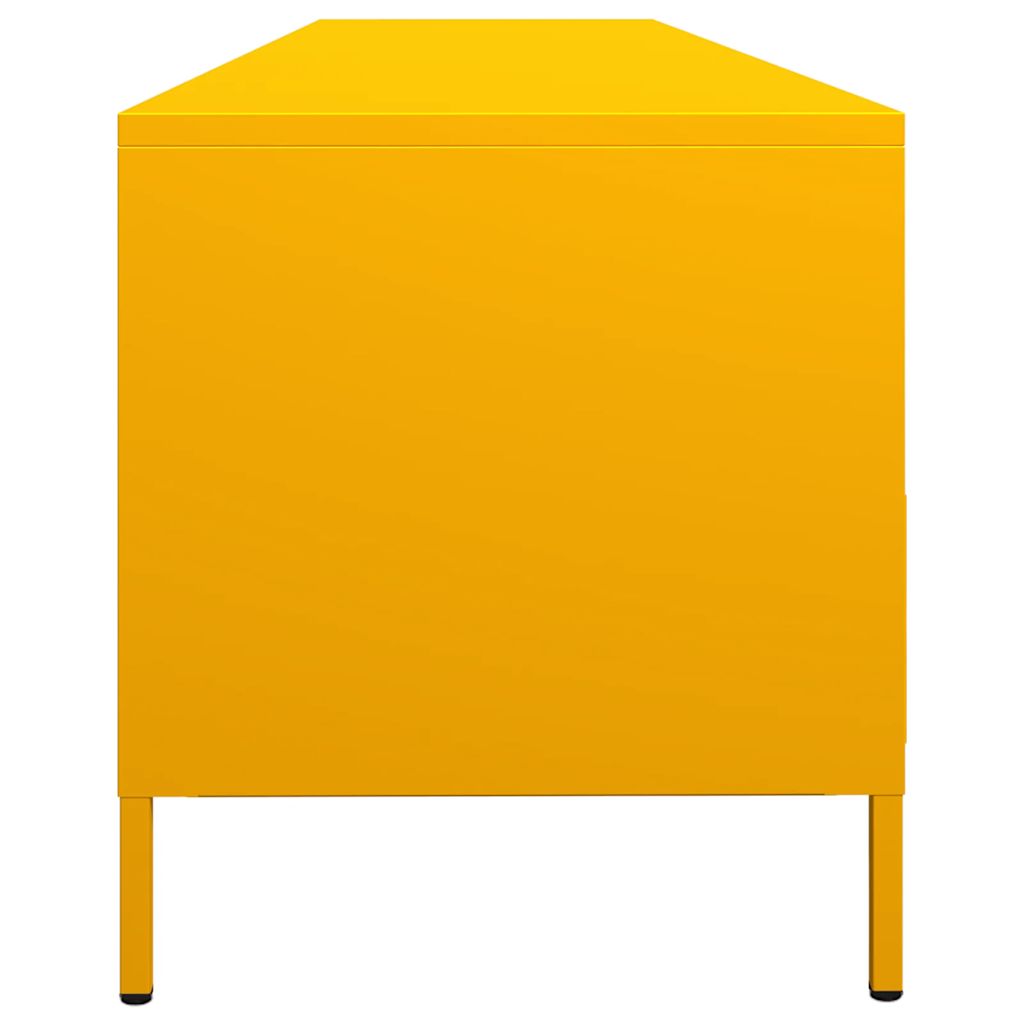 TV Cabinet Mustard Yellow 202x39x43,5 cm Cold-rolled Steel