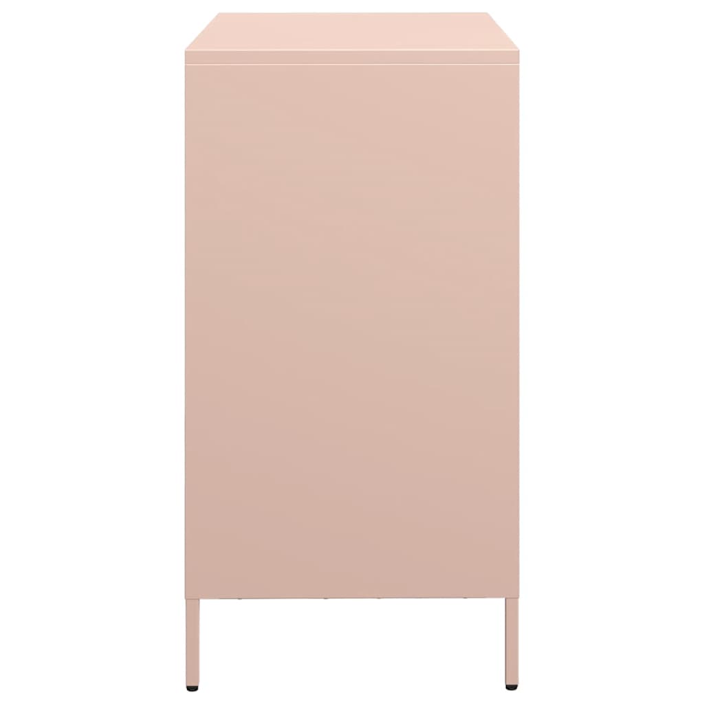 Sideboard Pink 68x39x73.5 cm Cold-rolled Steel