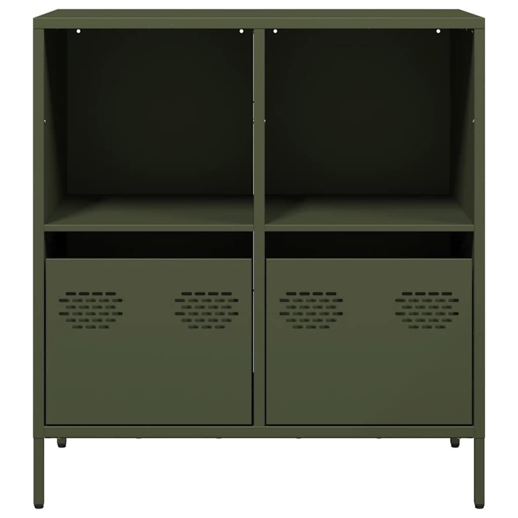 Sideboard Olive Green 68x39x73.5 cm Cold-rolled Steel