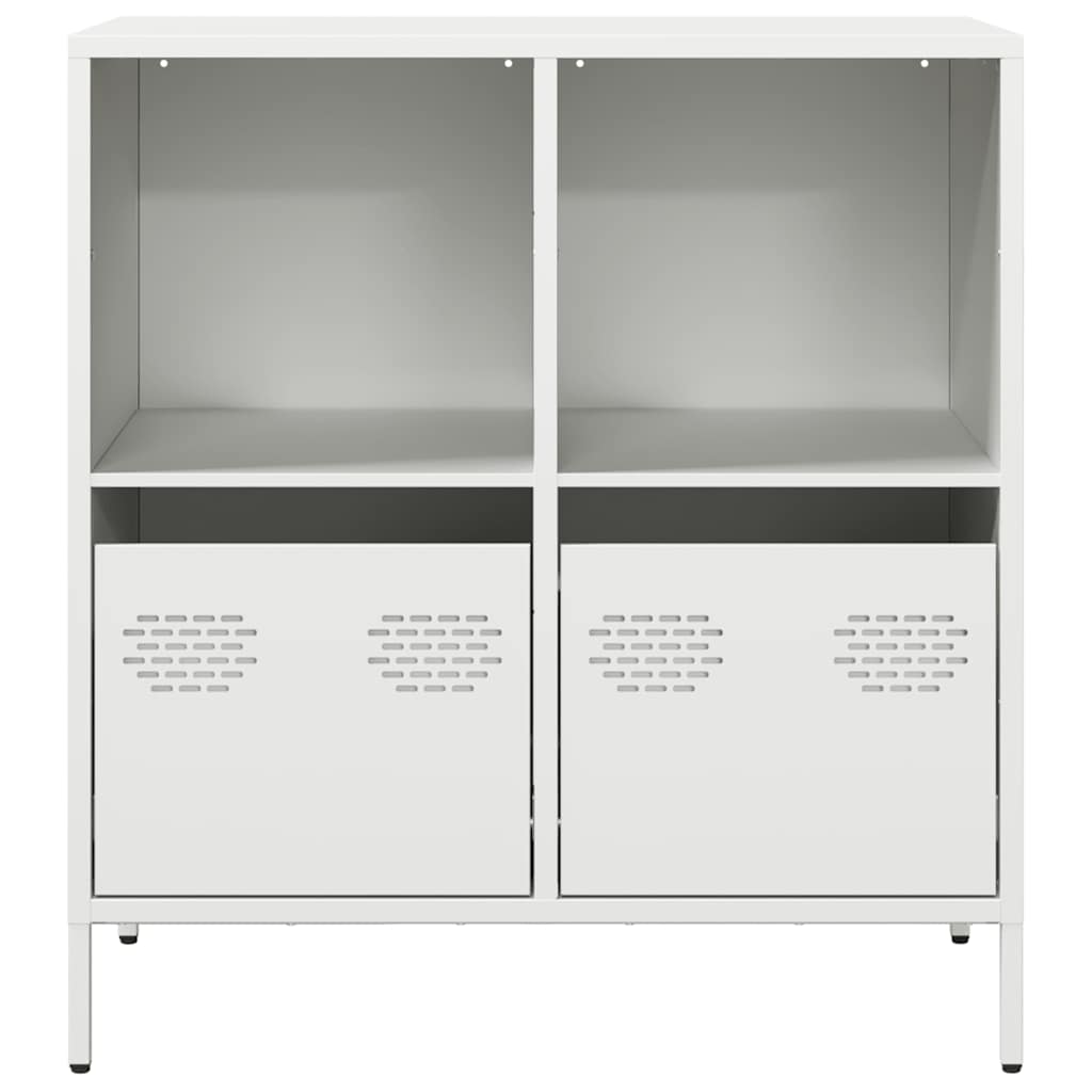 Sideboard White 68x39x73.5 cm Cold-rolled Steel
