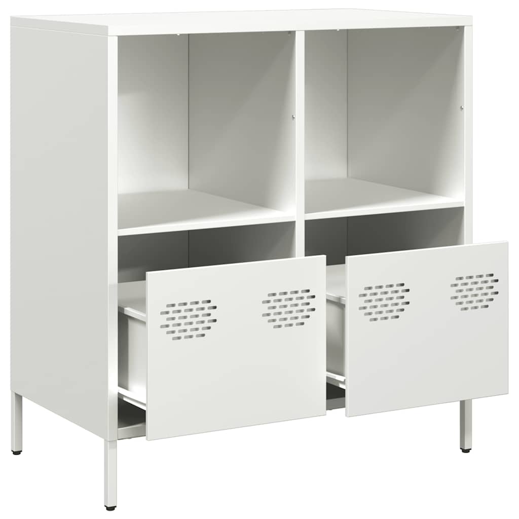 Sideboard White 68x39x73.5 cm Cold-rolled Steel