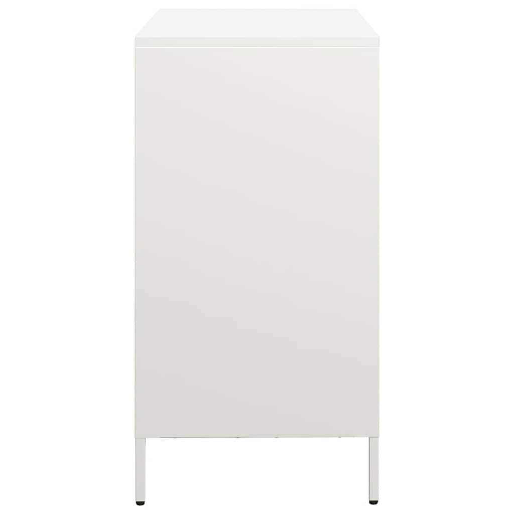 Sideboard White 68x39x73.5 cm Cold-rolled Steel