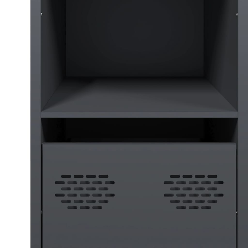 Sideboard Anthracite 101.5x39x73.5 cm Cold-rolled Steel
