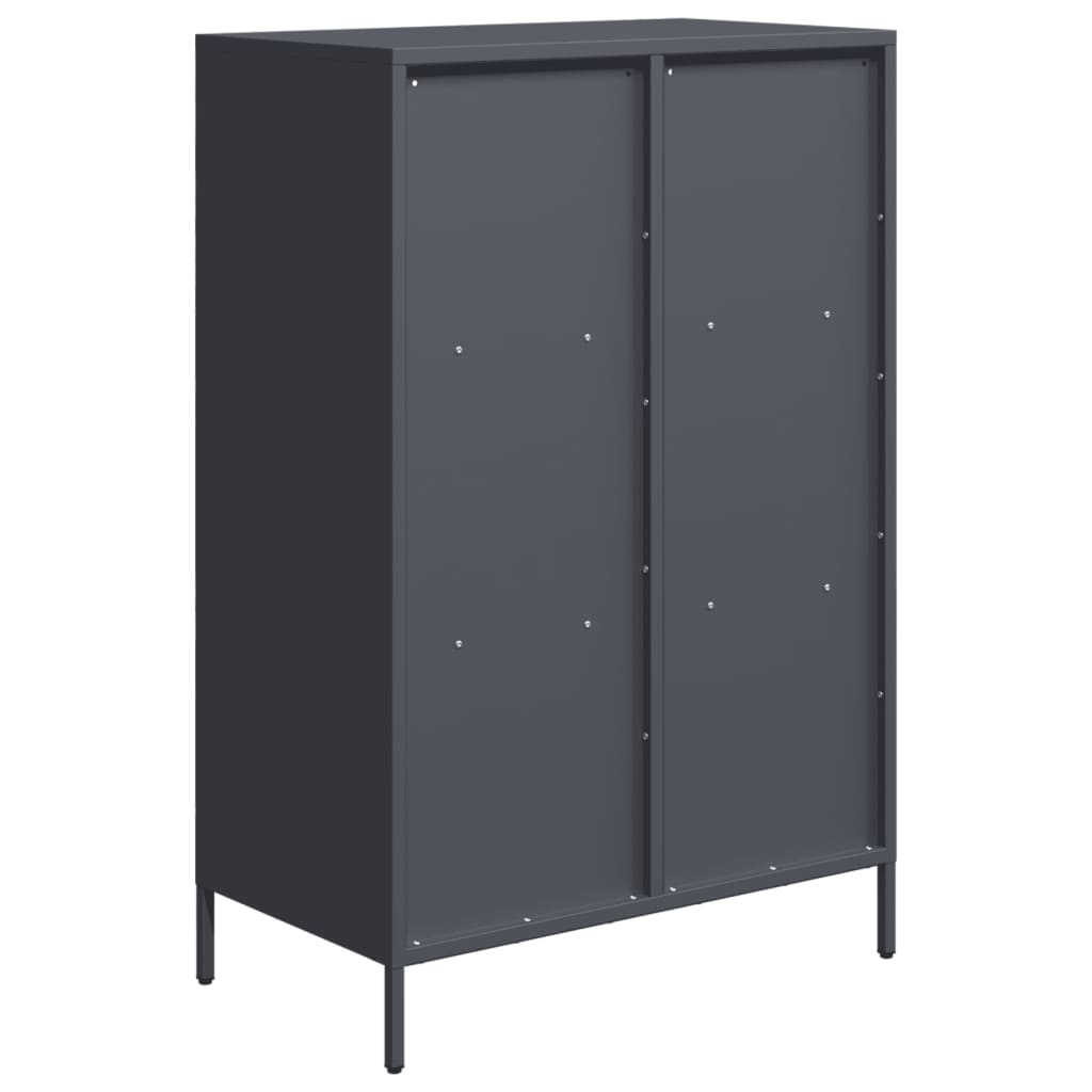 Highboard Anthracite 68x39x103.5 cm Steel