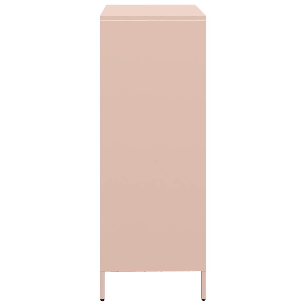 Highboard Pink 68x39x103,5 cm Steel