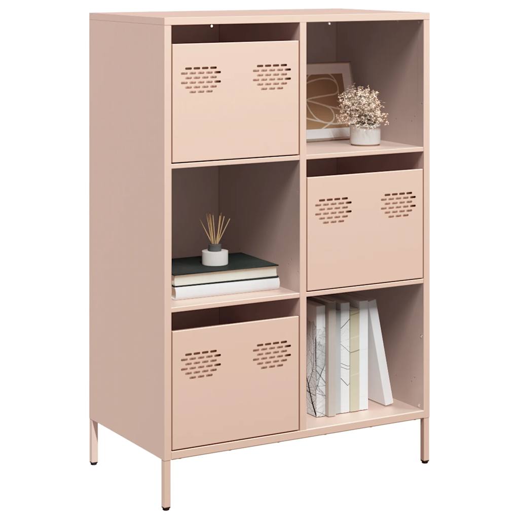 Highboard Pink 68x39x103,5 cm Steel