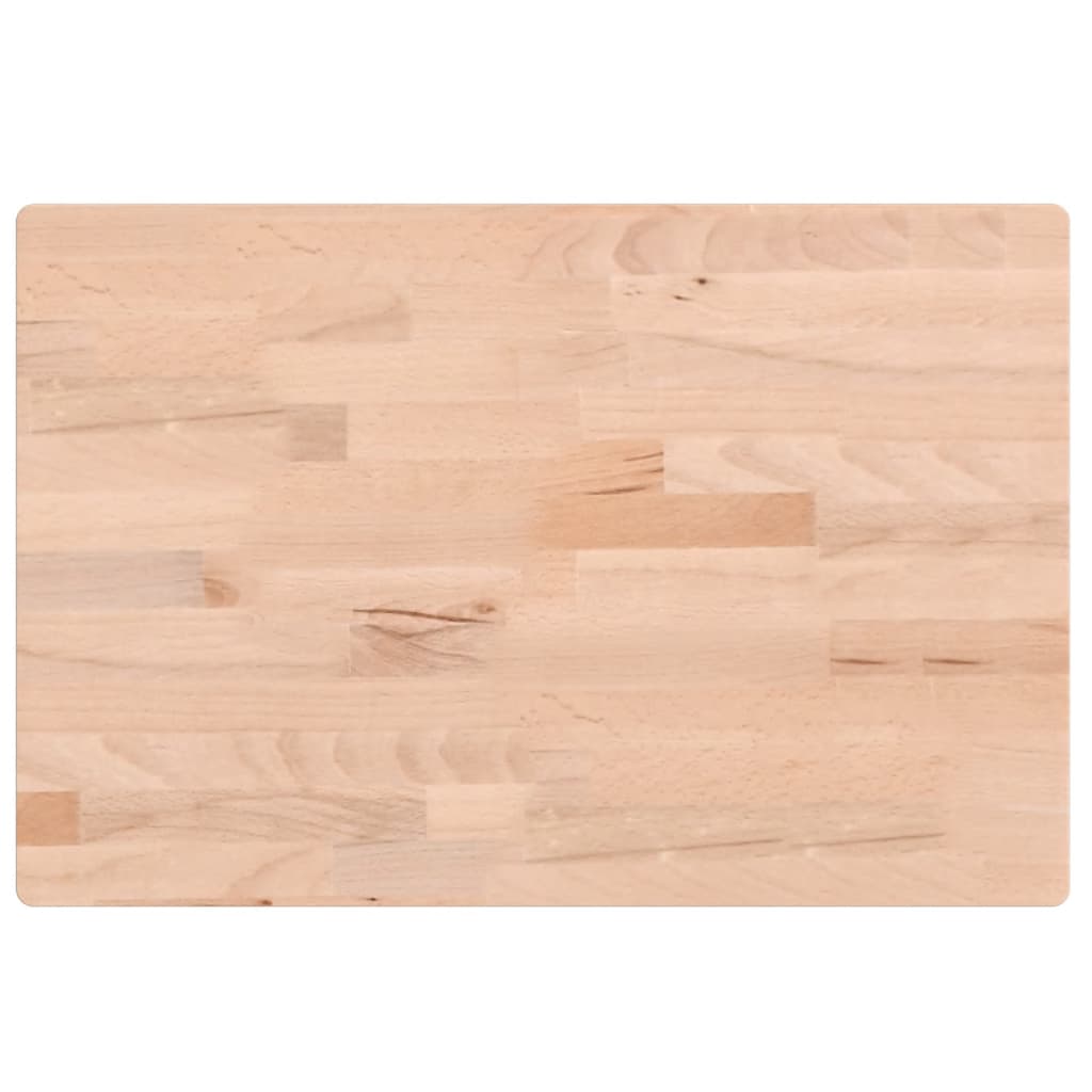 Basin Shelf Wall Mounted Steel and Solid Wood Beech