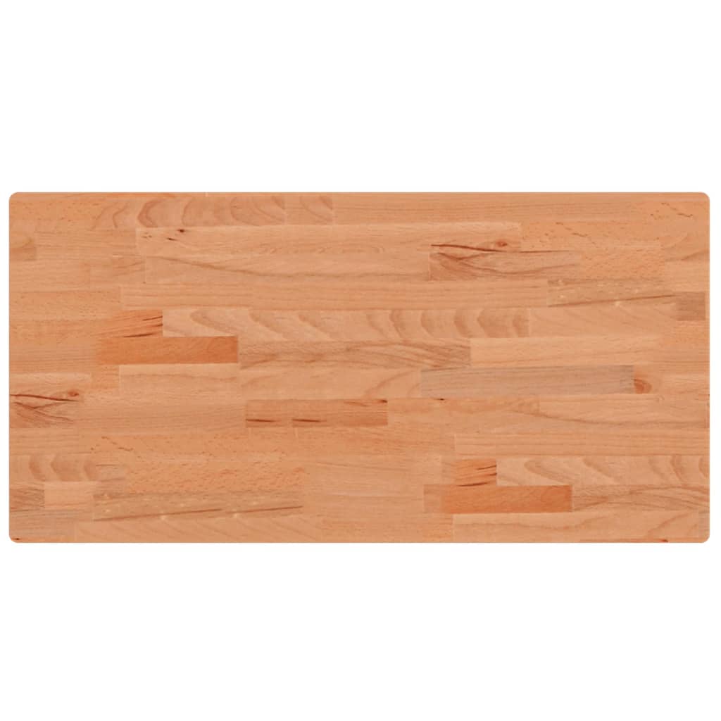 Basin Shelf Wall Mounted Steel and Solid Wood Beech