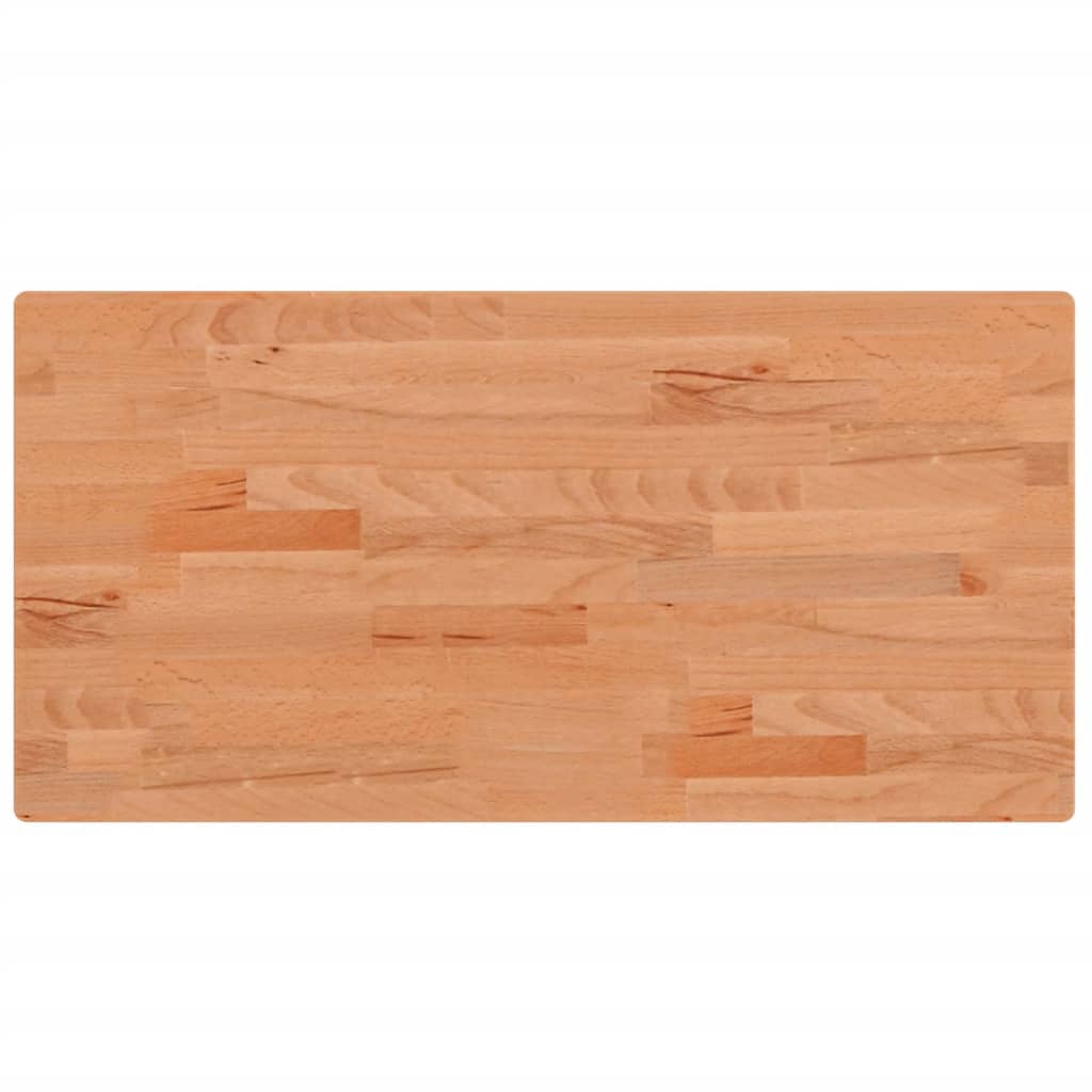 Basin Shelf Wall Mounted Steel and Solid Wood Beech