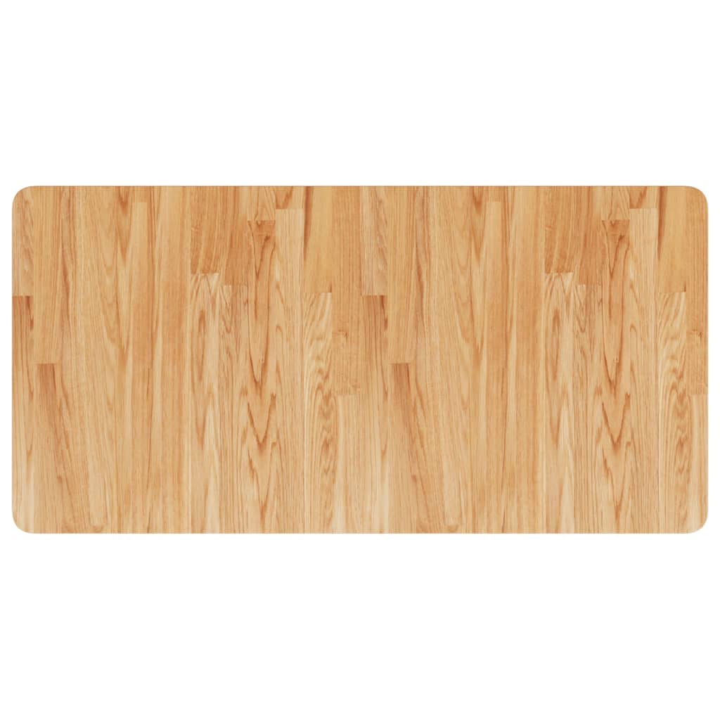 Basin Shelf Wall Mounted Steel and Solid Wood Oak