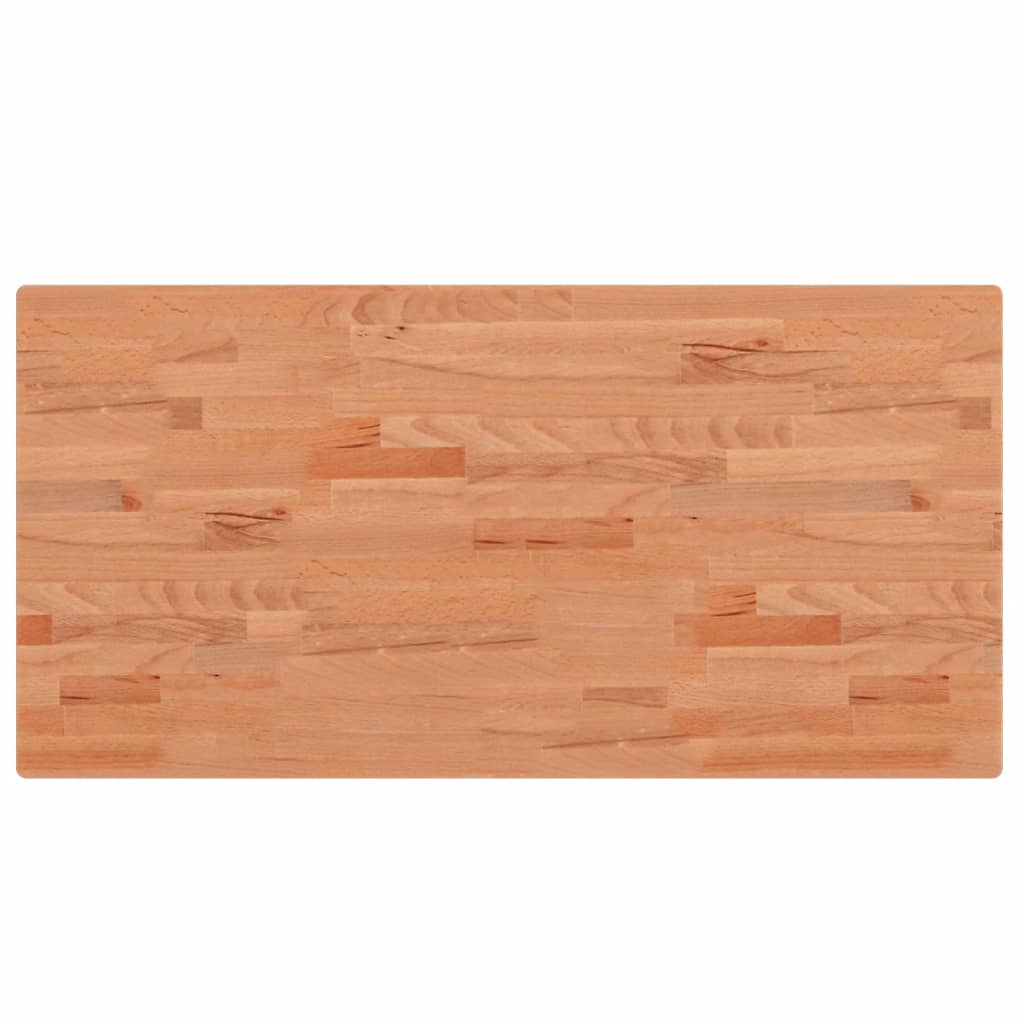 Basin Shelf Wall Mounted Steel and Solid Wood Beech