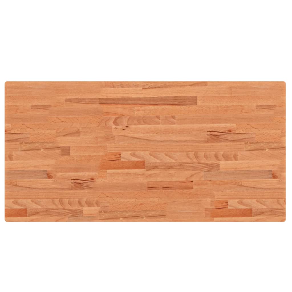 Basin Shelf Wall Mounted Steel and Solid Wood Beech