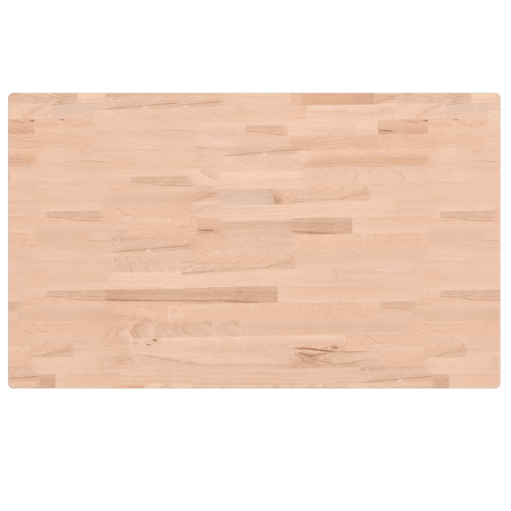 Basin Shelf Wall Mounted Steel and Solid Wood Beech